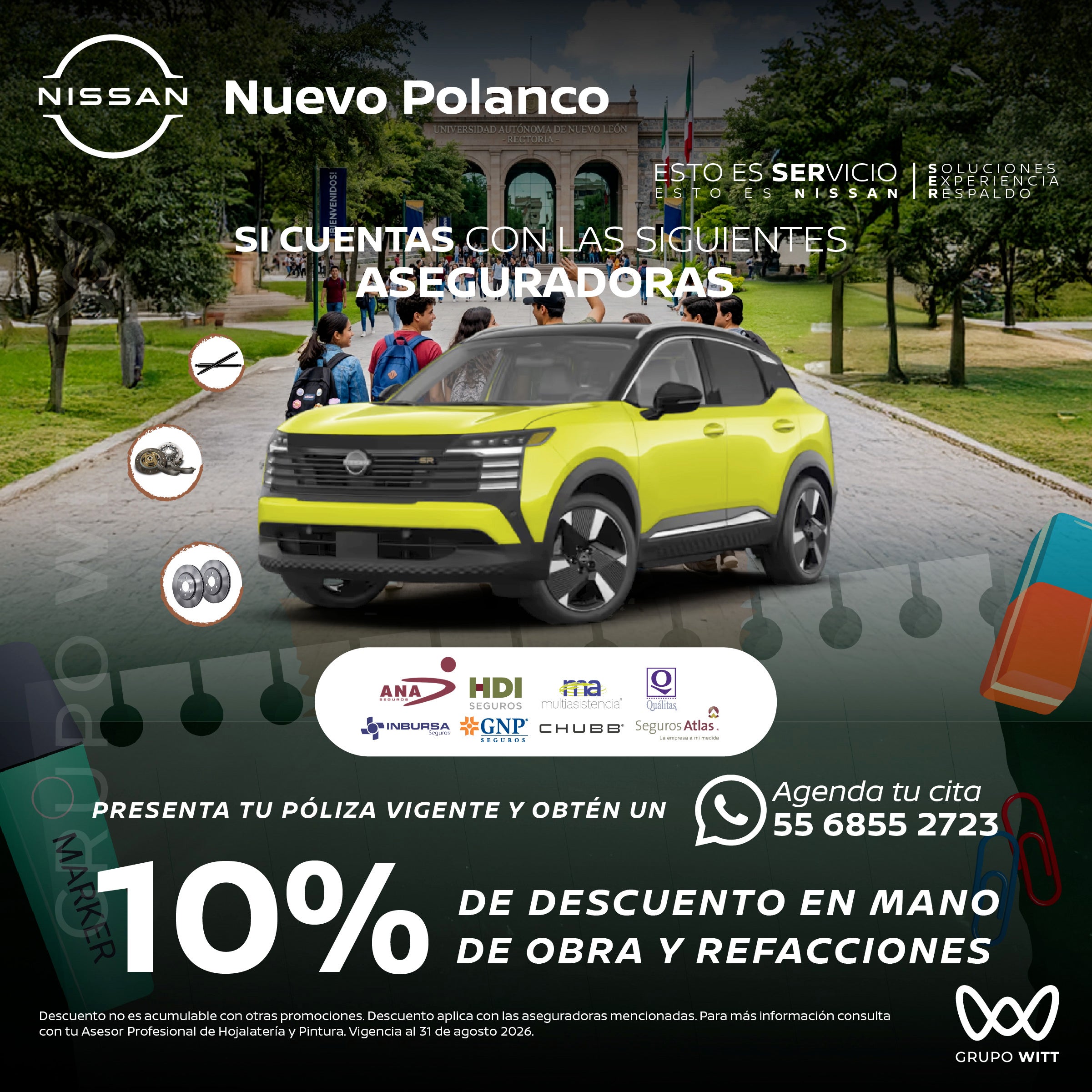 MANO DE OBRA Y REFACCIONES