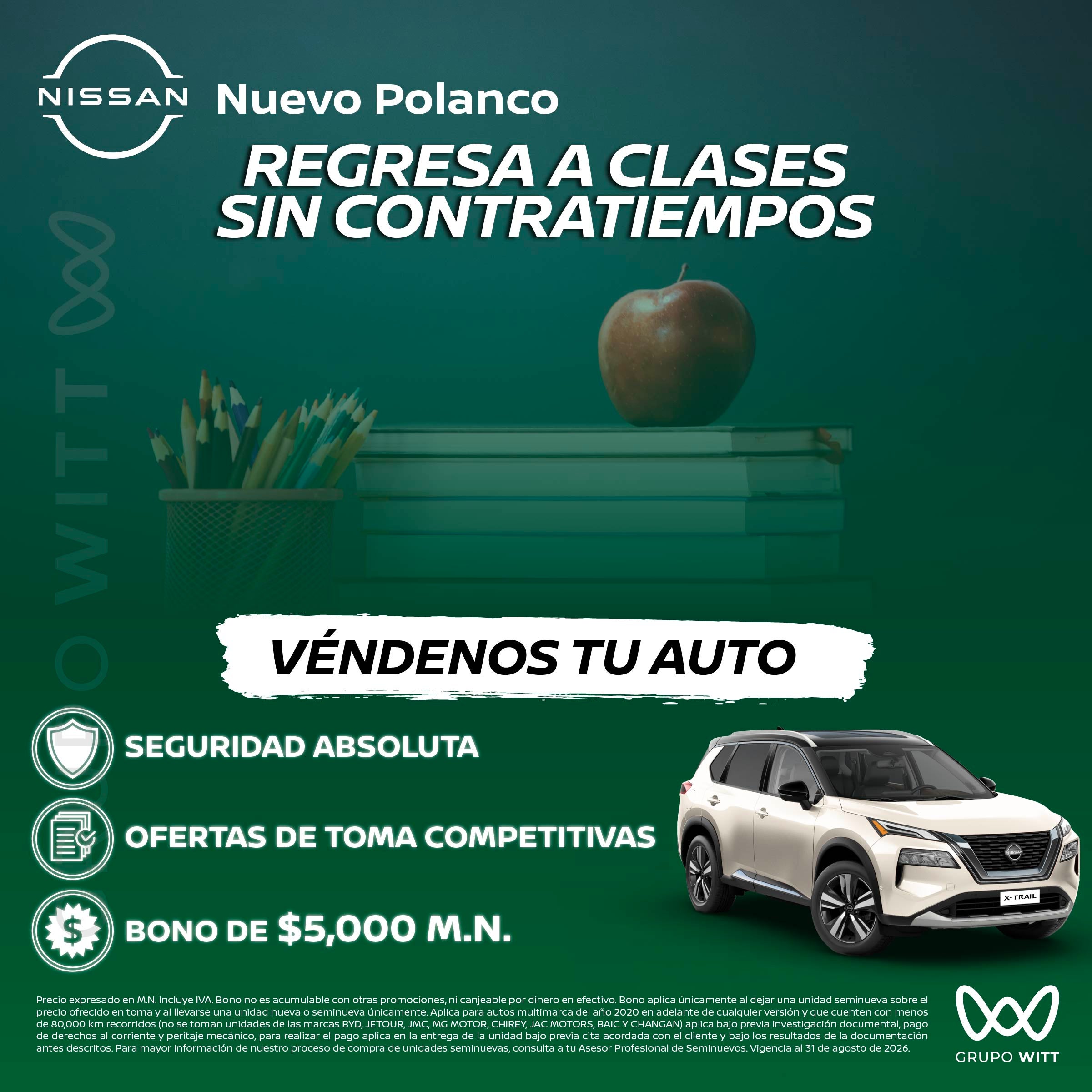 VÉNDENOS TU AUTO