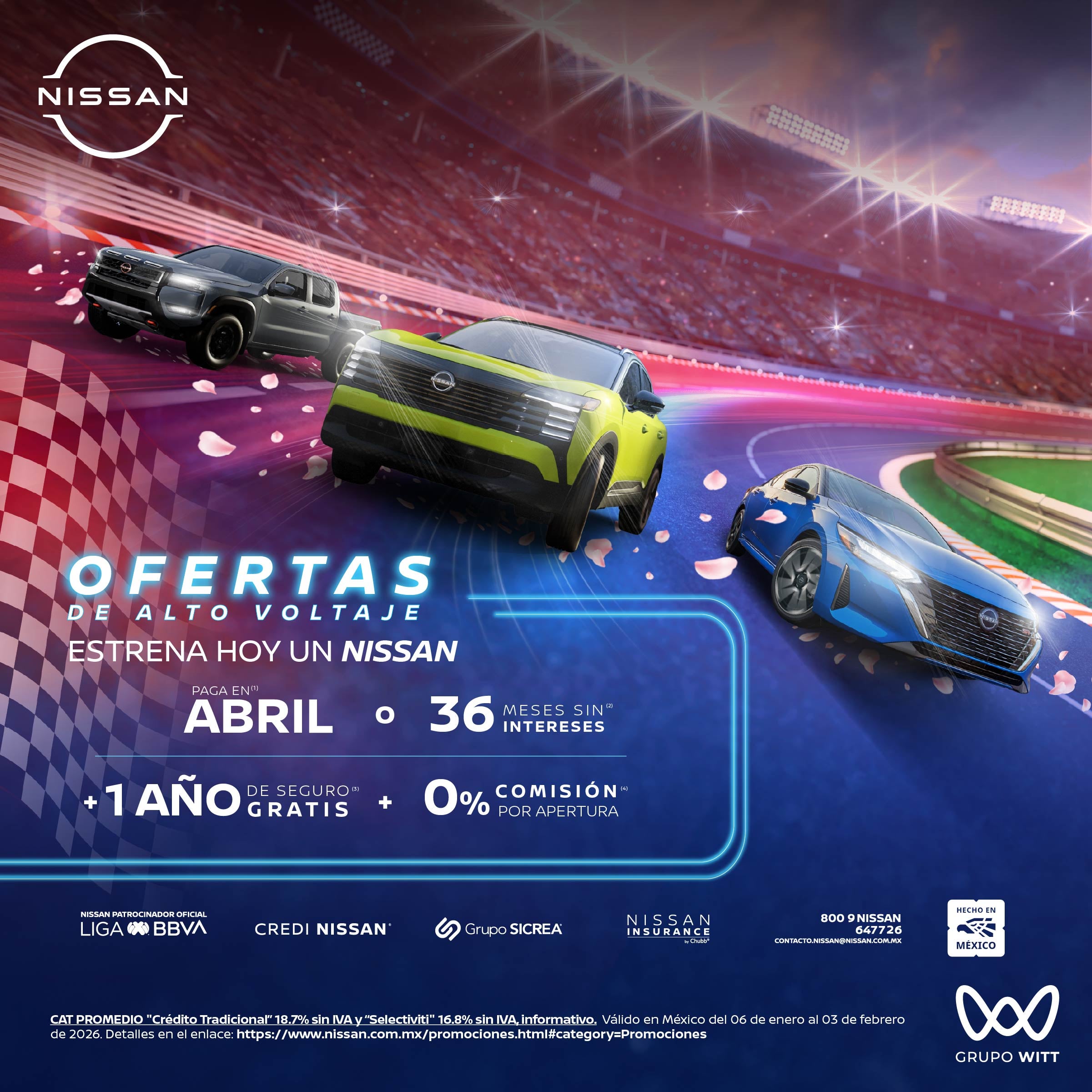 OFERTAS DE ALTO VOLTAJE