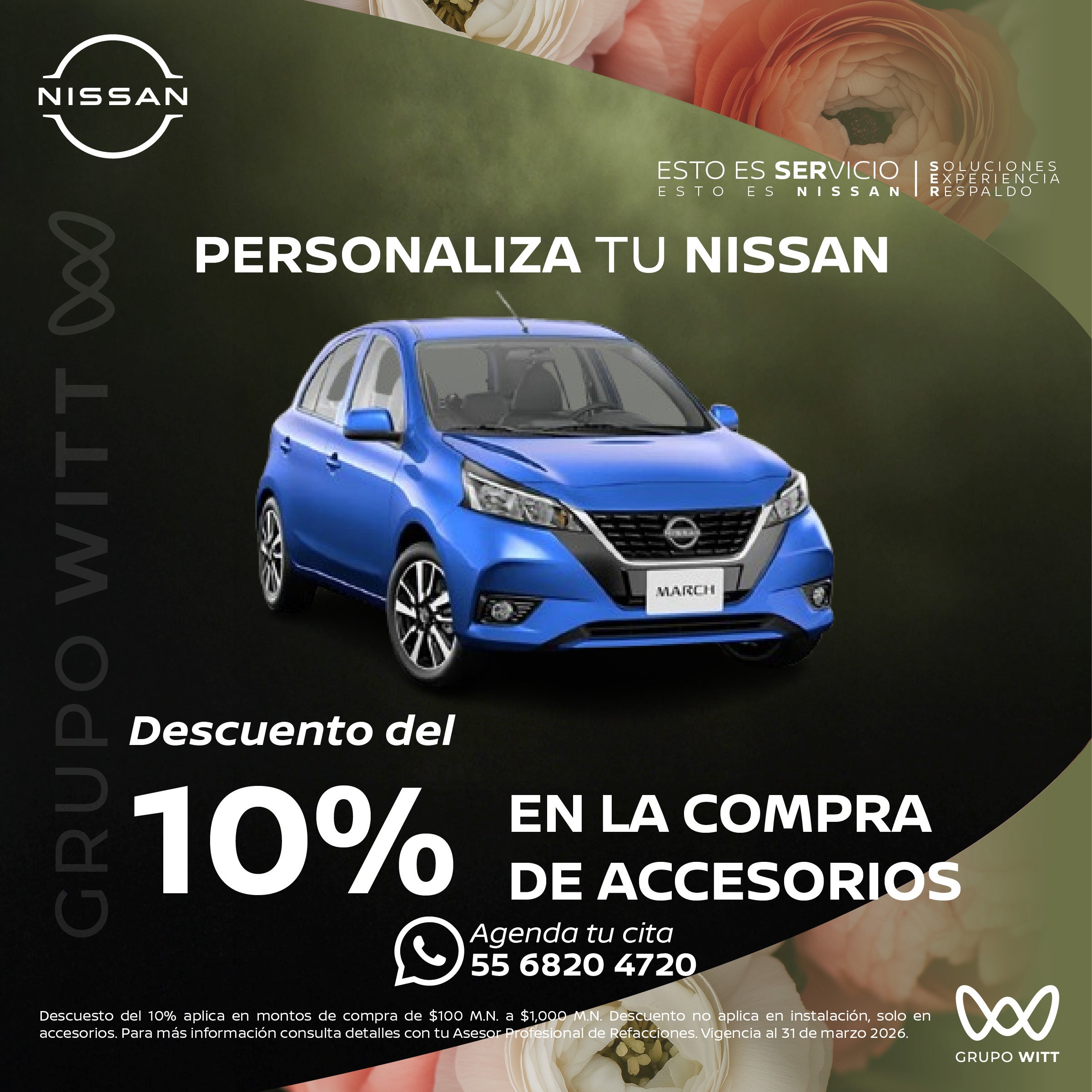 EN LA COMPRA DE ACCESORIOS