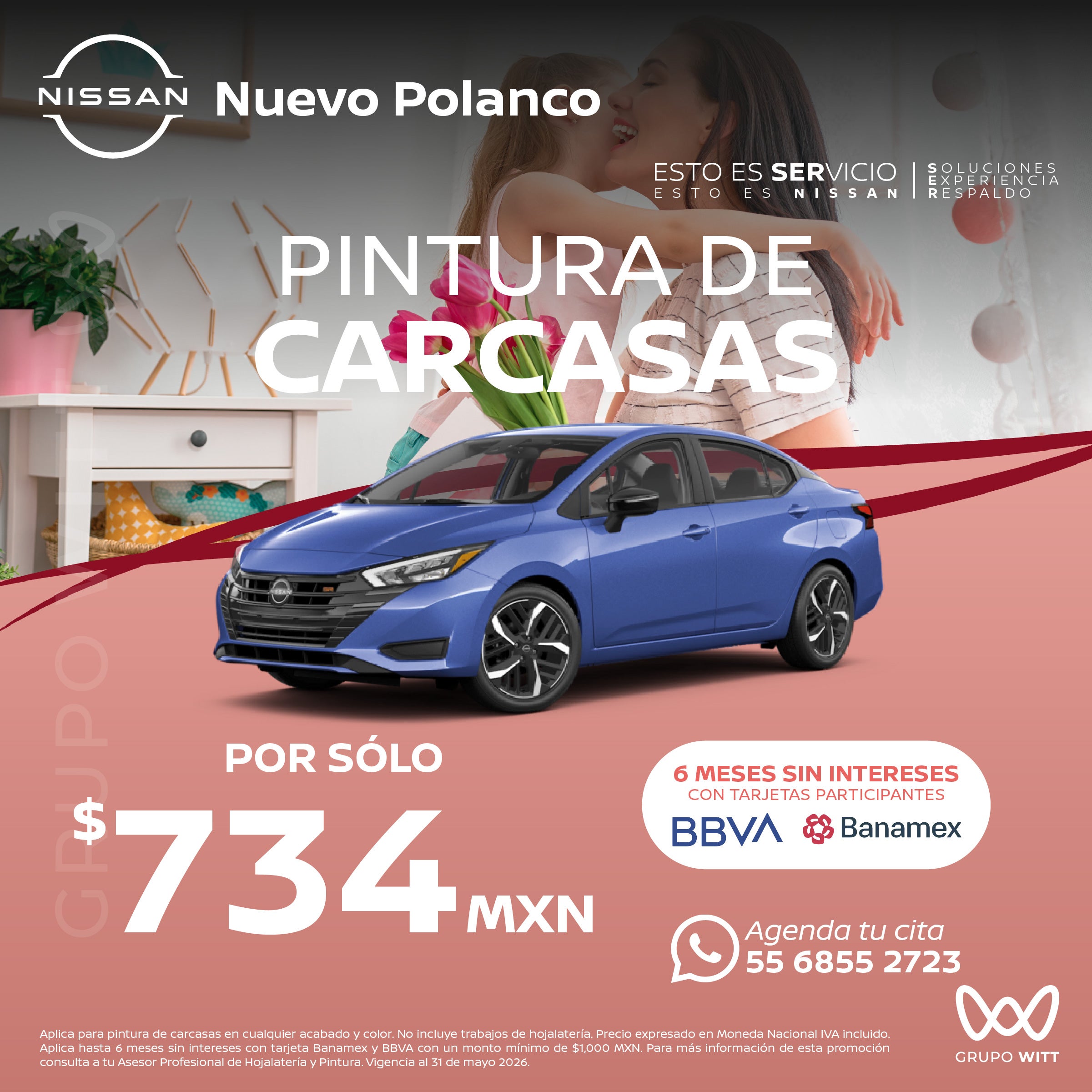 POR SÓLO $734 MXN