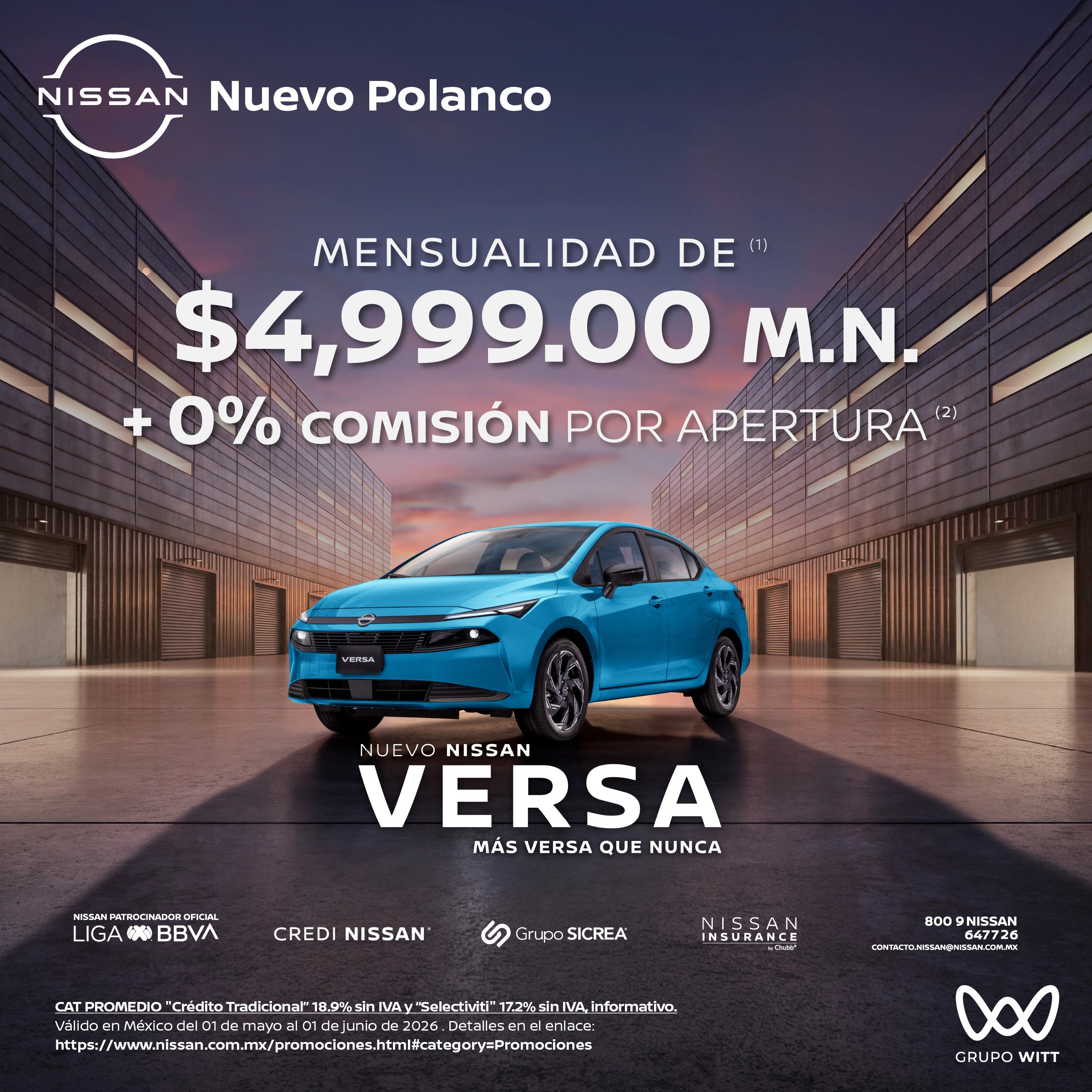 NUEVO NISSAN VERSA