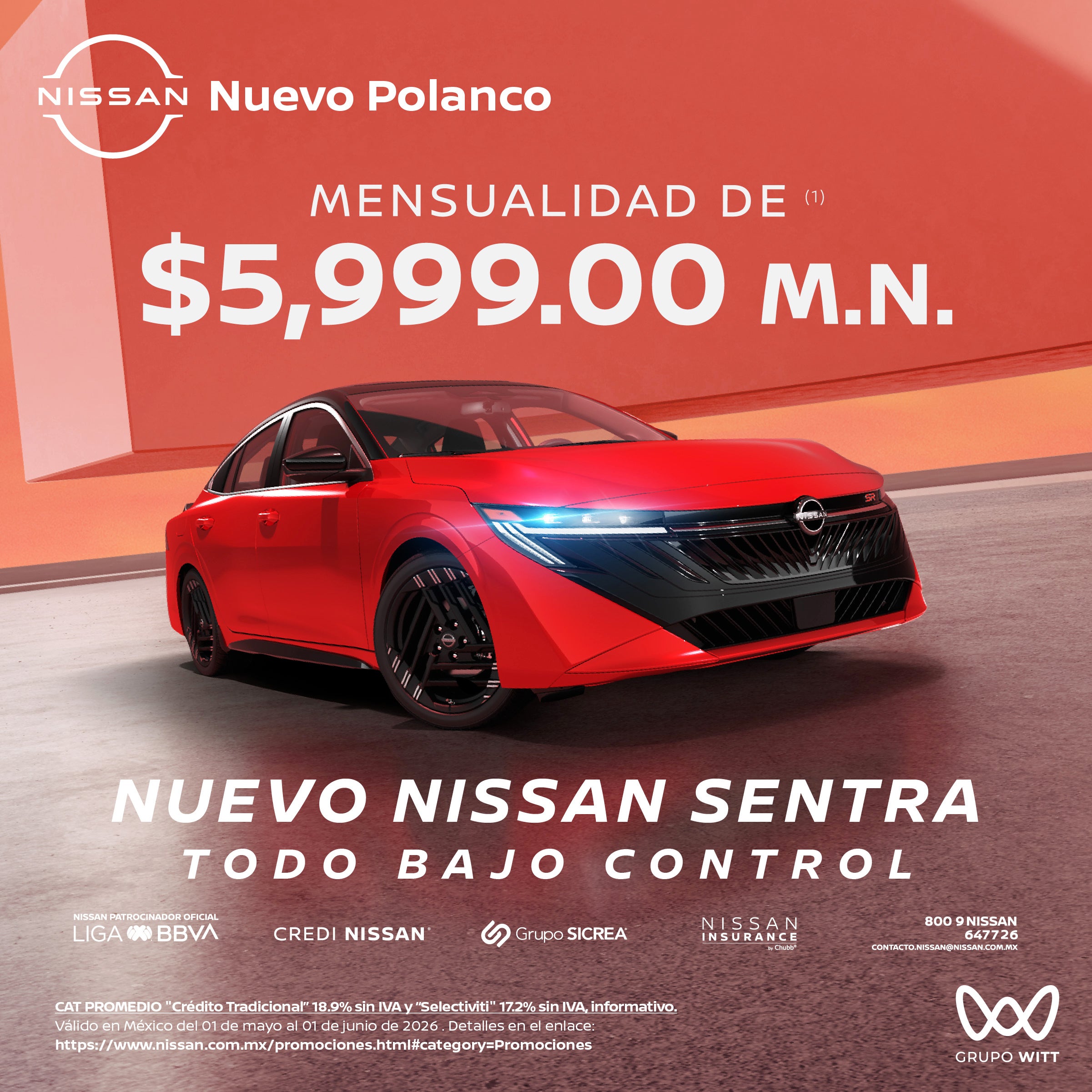 NUEVO NISSAN SENTRA